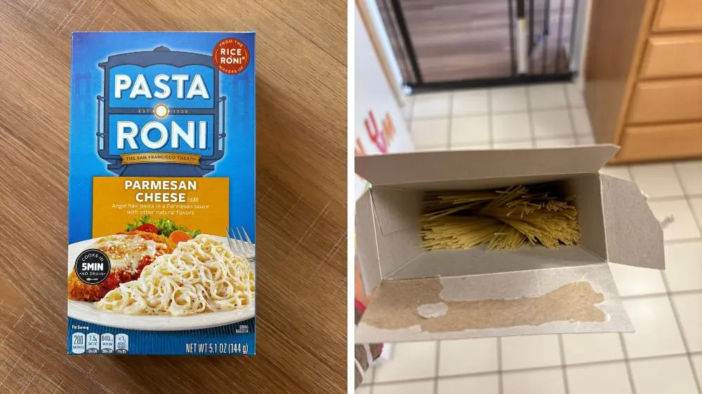 アメリカのPASTA RONIの包装